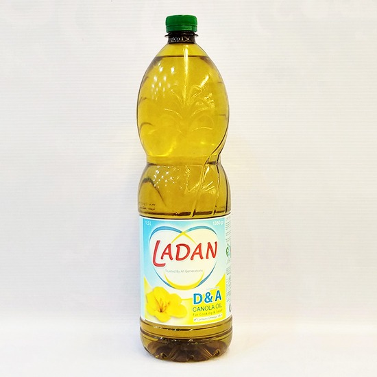 روغن مایع کانولا  1350 گرم  حاوی ویتامین A-D لادن آبی | فروشگاه مورچه